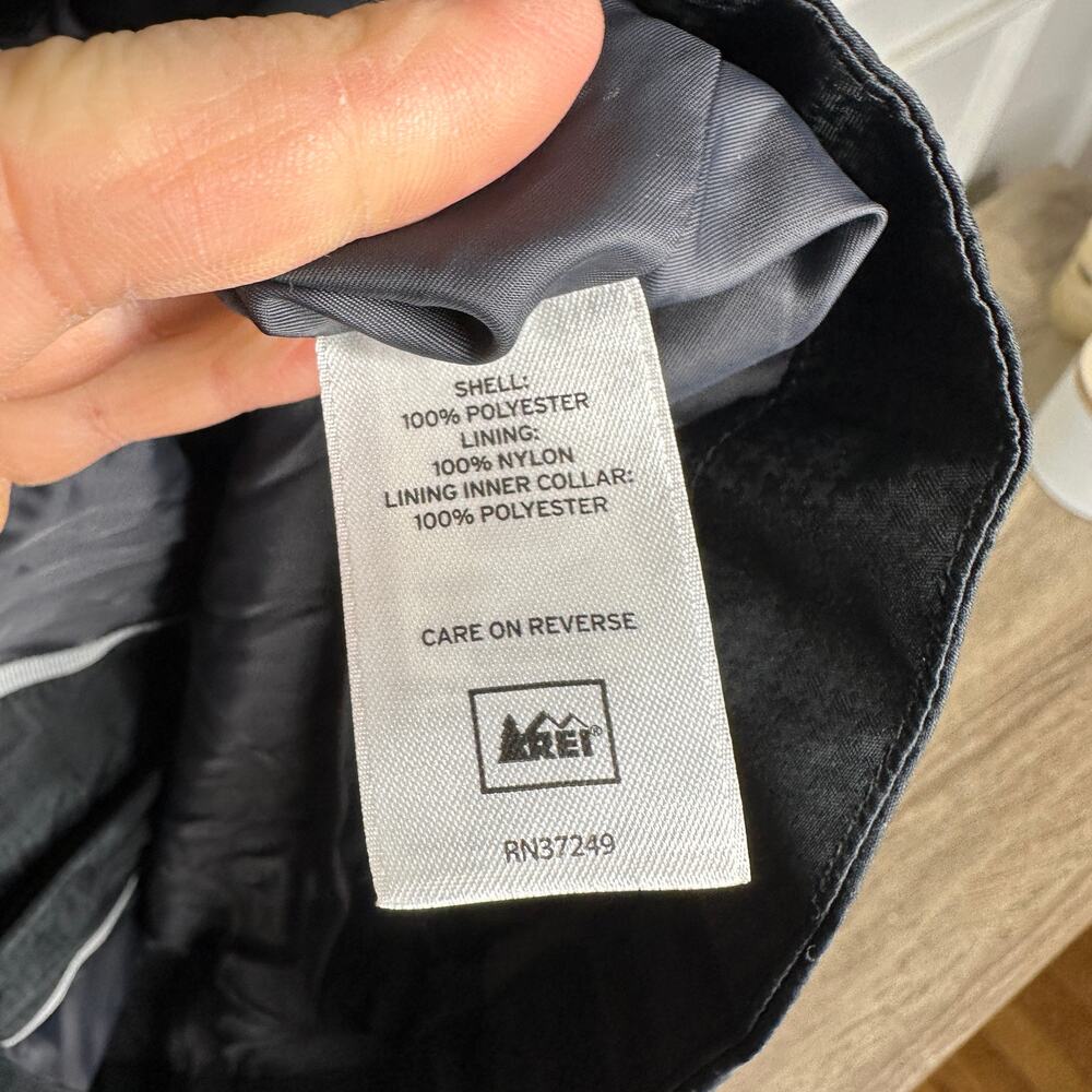 REI Co-Op Huntington Trench Rain Jacket *no belt Womens X-Small - Picture 2 of 9